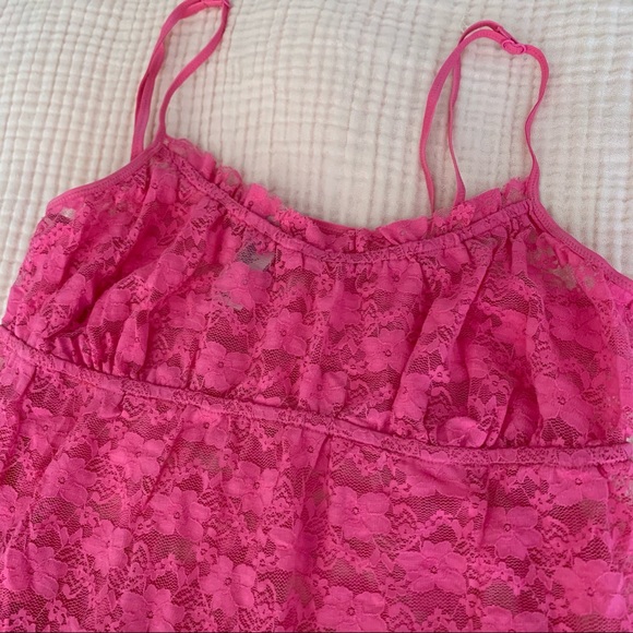 In Bloom Hot Pink Nightie - Picture 2 of 4